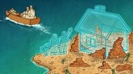 کاریکاتور بحران تمام نشدنی پناهندگان و مهاجرت به اروپا