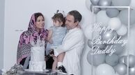 فریبا نادری و‌‌ همسر و دخترش + عکس