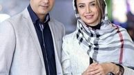 شبنم قلی خانی با همسرش + عکس