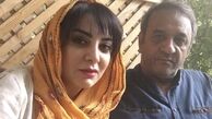حمیرا ریاضی و همسرش در یک باغ + عکس