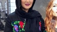 عکس شیک الهام حمیدی در آرایشگاه