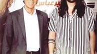 امیرعباس گلاب و پدرش + عکس