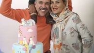 تولد کاملا خصوصی پسر بازیگر مشهور + عکس