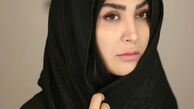 مریم معصومی غم زده و مشکی پوش