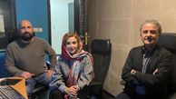 شبنم قلی خانی در کنار کارگردان سریال جدیدش + عکس