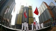 اهتزاز پرچم ایران در دهکده بازی‌های آسیایی