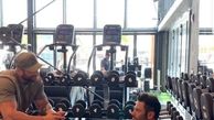 خوشتیپی محمدرضا گلزار در باشگاه+عکس