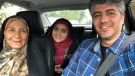 ستایش در ماشین خواهر شوهر آینده اش+عکس