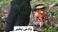 نفیسه روشن در دل طبیعت + عکس