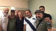 دورهمی بازیگران معروف با علی پروین + عکس