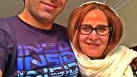 حمید گودرزی و مادرش+عکس