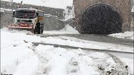 بارش برف در جاده‌های ۱۳ استان/ سرعت غیرمجاز مهمترین علت تصادفات