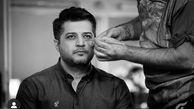 آقای بازیگر در حال گریم + عکس