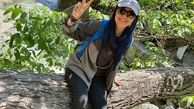 بازیگر زن "خانه به دوش" در دل طبیعت+عکس