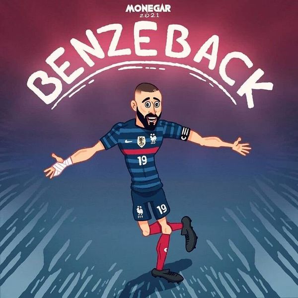  بازگشت کریم به فرانسه!/ کاریکاتور