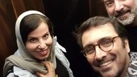 سلفی امین زندگانی با طراح‌لباسش + عکس