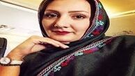 خانم مجری غرق در نقش و نگار موزه