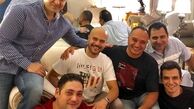 دورهمی احسان کرمی با دوستانش + عکس