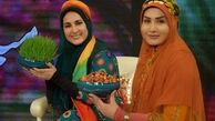 «فاطمه گودرزی» با لباس محلی در تلویزیون/عکس