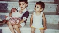 وحید و سعید شیخ زاده در دوران کودکی + عکس
