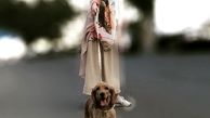 پیاده روی ماهور الوند با سگش + عکس