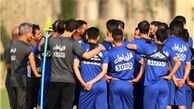 حضور میهمان اسپانیایی در تمرین استقلال 