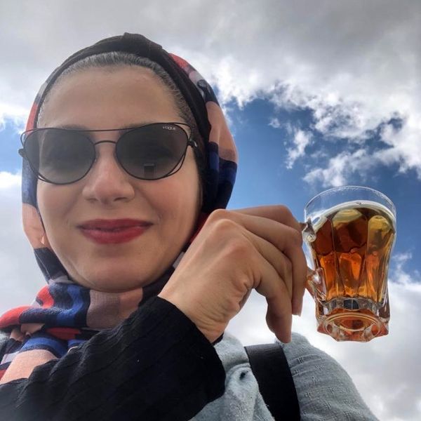 چای آسمانی خانم بازیگر + عکس