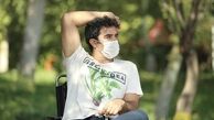 منوچهر هادی در پشت صحنه سریال گیسو + عکس