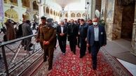 حضور نماینده پاپ در حرم امیرالمومنین(ع)+ عکس