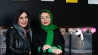 شبنم فرشادجو و نسیم ادبی در یک کافه + عکس