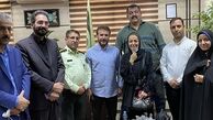 دیدار خانم بازیگر با رئیس کل اماکن تهران + عکس
