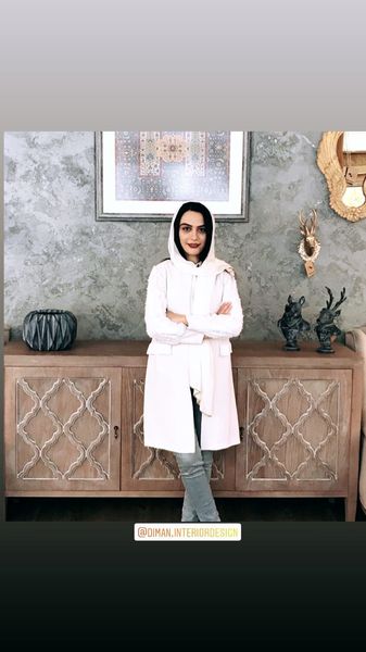 مارال فرجاد در خانه اش + عکس