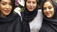 فریبا نادری و دوستانش + عکس