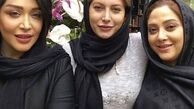 فریبا نادری و دوستانش + عکس