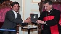 دیدار رایزن فرهنگی ایران با اسقف مسیحیان مارونی لبنان