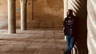 مهران احمدی در مکانی تاریخی + عکس