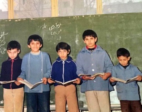 وقتی ارژنگ امیرفضلی به مدرسه میرفت + عکس