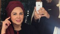 شهره سلطانی در اتاق گریم + عکس