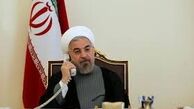 گفتگوی تلفنی روحانی و رئیس جمهور فرانسه