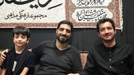آقای مجری بااخلاق و پسرش در هیئت مداح معروف+عکس