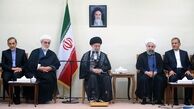 دیدار رئیس جمهور و اعضای هیأت دولت با رهبر انقلاب/تصاویر