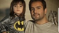حامد کمیلی و بتمن کوچولوی نمکی اش+عکس