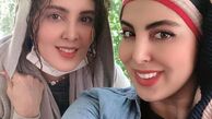 شباهت خانم بازیگر به خواهرش + عکس