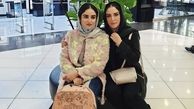 پاساژ گردی خانم بازیگر با مادرش + عکس