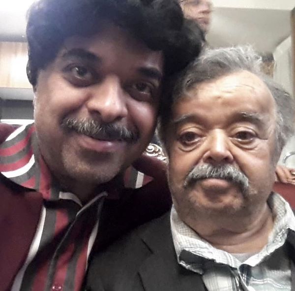 سلفی آرش نوذری با اسدالله یکتا + عکس