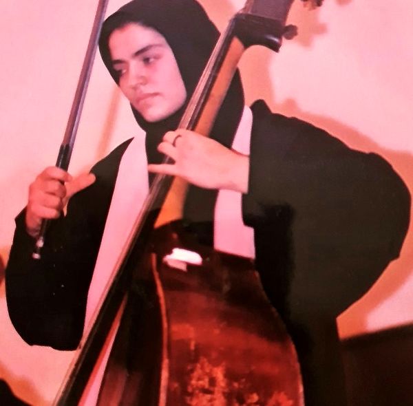 جوانی سپیده خداوردی در یک گروه موسیقی + عکس