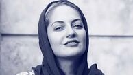 تیپ سرتاپا مشکی مهناز افشار /عکس