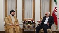 ظریف با سید عمار حکیم دیدار و گفت و گو کرد