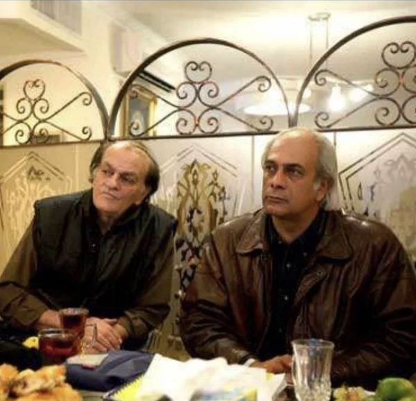 بهمن دان و فتحعلی اویسی در رستوران + عکس