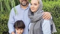 برزو ارجمند در کنار همسر و پسرش + عکس